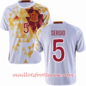 Maillot/Tenue Espagne SERGIO BUSQUETS Exterieur Euro 2016