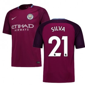 Maillot/Tenue Manchester City SILVA Exterieur 2017/2018