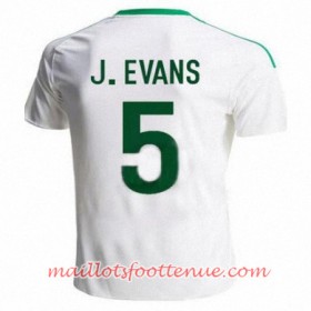 Maillot/Tenue Irlande du Nord JONNY EVANS Exterieur 2016/2017