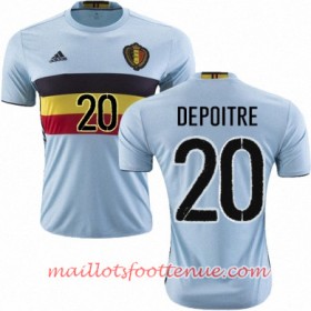 Maillot/Tenue Belgique LAURENT DEPOITRE Exterieur Euro 2016