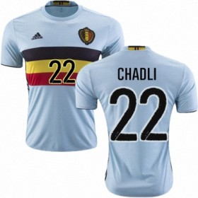 Maillot/Tenue Belgique NACER CHADLI Exterieur Euro 2016