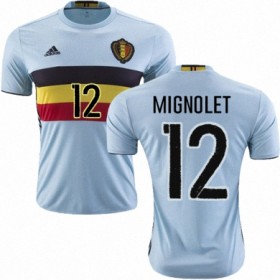 Maillot/Tenue Belgique SIMON MIGNOLET Exterieur Euro 2016
