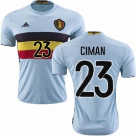 Maillot/Tenue Belgique LAURENT CIMAN Exterieur Euro 2016