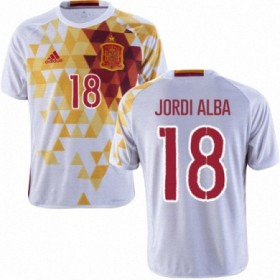 Maillot/Tenue Espagne JORDI ALBA Exterieur Euro 2016