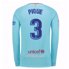 Maillot/Tenue Barcelone Manche Longue Gerard Pique 3 Exterieur 2017/2018