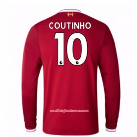 Maillot/Tenue Liverpool Manche Longue Mario Philippe Coutinho 10 Domicile 2017/2018