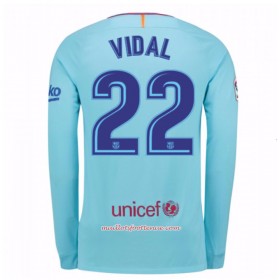 Maillot/Tenue Barcelone Manche Longue Aleix Vidal 22 Exterieur 2017/2018