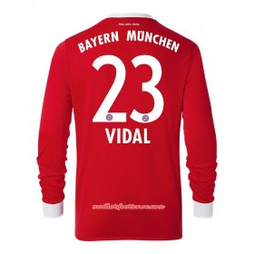 Maillot/Tenue Bayern Munich Manche Longue Arturo Vidal 23 Domicile 2017/2018