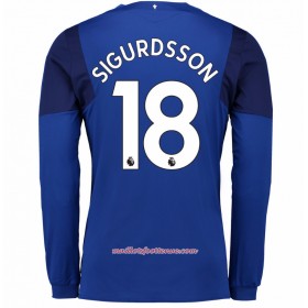 Maillot/Tenue Everton Manche Longue Gylfi Sigurdsson 18 Domicile 2017/2018