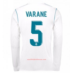 Maillot/Tenue Real Madrid Manche Longue Raphael Varane 5 Domicile 2017/2018