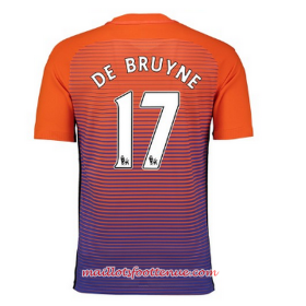 Maillot de De Bruyne Manchester City Troisieme 2016/2017