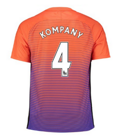 Maillot de Kompany Manchester City Troisieme 2016/2017