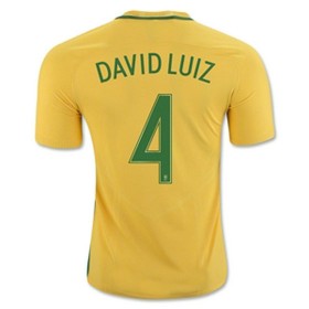 Maillot de DAVID LUIZ Bresil Domicile 2016/2017