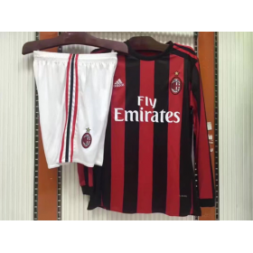 Maillot/Tenue AC Milan Manche Longue Domicile 2017/2018
