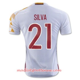 Maillot de SILVA Espagne Exterieur Euro 2016