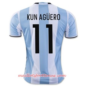 Maillot de KUN AGUERO Argentine Domicile 2016/2017