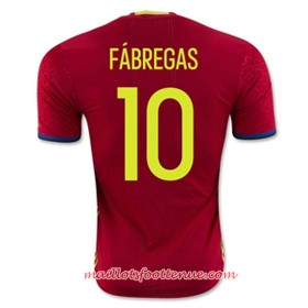 Maillot de FABREGAS Espagne Domicile Euro 2016