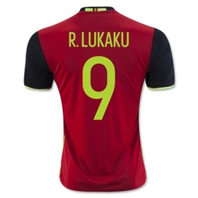 Maillot de R LUKAKU Belgique Domicile Euro 2016