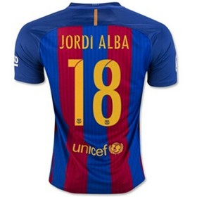 Maillot de Jordi Alba Barcelone Domicile 2016/2017