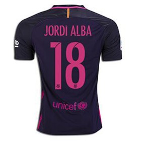 Maillot de Jordi Alba Barcelone Exterieur 2016/2017