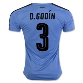 Maillot de Diego Godín Uruguay Domicile 2016/2017
