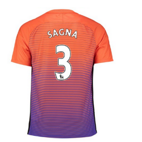 Maillot de Sagna Manchester City Troisieme 2016/2017