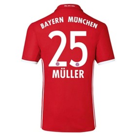 Maillot de MULLER Bayern Munich Domicile 2016/2017