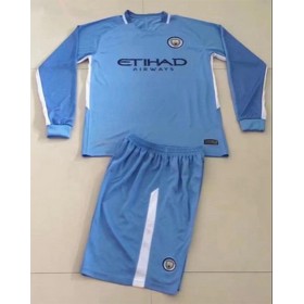 Maillot/Tenue Manchester City Manche Longue Domicile 2017/2018