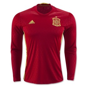 Maillot/Tenue Espagne Manche Longue Domicile Euro 2016