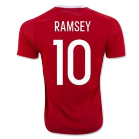 Maillot de RAMSEY Pays de Galles Domicile Euro 2016