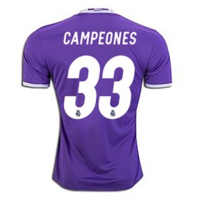 Maillot/Tenue Real Madrid champions 33eme titre de ligue 2017 pourpre