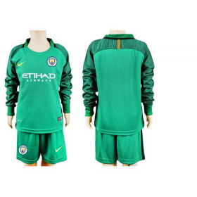 Maillot/Tenue Manchester City Manche Longue Enfant Gardien 2016/2017