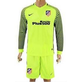 Maillot/Tenue Atletico Madrid Manche Longue Gardien jaune 2016/2017