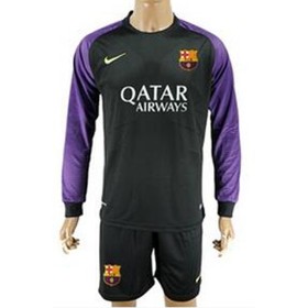 Maillot/Tenue Barcelone Manche Longue Gardien noir 2016/2017