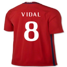 Maillot de VIDAL Chili Domicile 2016/2017