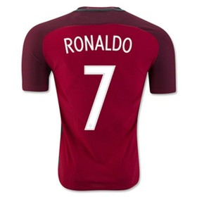Maillot de RONALDO Portugal Domicile Euro 2016