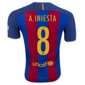 Maillot de A iniesta Barcelone Domicile 2016/2017
