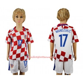 Maillot/Tenue Croatie Mandzukic 17 Enfant Domicile 2016