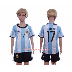 Maillot/Tenue Argentine Otamendi 17 Enfant Domicile 2016
