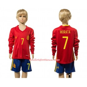 Maillot/Tenue Espagne Manche Longue Morata 7 Enfant Domicile 2016