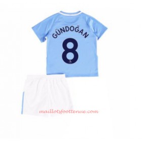 Maillot/Tenue Manchester City Ilkay Gundogan 8 Enfant Domicile 2017/2018
