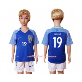 Maillot/Tenue Brésil Willian 19 Enfant Exterieur 2016