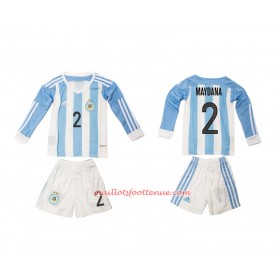 Maillot/Tenue Argentine Maydana 2 Enfant Domicile 2016 Manche Longue