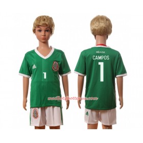 Maillot/Tenue Mexique Campos 1 Enfant Domicile 2016