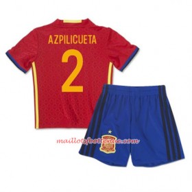 Maillot/Tenue Espagne Azpilicueta 2 Enfant Domicile 2016