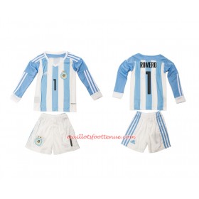 Maillot/Tenue Argentine Romero 1 Enfant Domicile 2016 Manche Longue