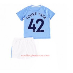 Maillot/Tenue Manchester City Yaya Toure 42 Enfant Domicile 2017/2018