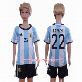 Maillot/Tenue Argentine Lavezzi 22 Enfant Domicile 2016