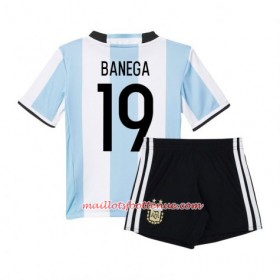 Maillot/Tenue Argentine Banega 19 Enfant Domicile 2016