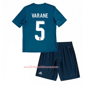 Maillot/Tenue Real Madrid Raphael Varane 5 Enfant Troisieme 2017/2018